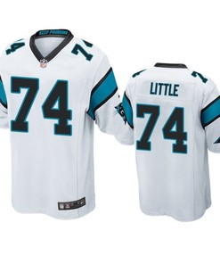 Carolina Panthers Greg Little 2019 Nfl Draft White Game Jersey - Robokeg