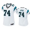 Carolina Panthers Greg Little 2019 Nfl Draft White Game Womens Jersey - Robokeg