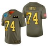 Carolina Panthers Greg Little 2019 Salute To Service Nfl 100 Mens Jersey Metallic - Robokeg