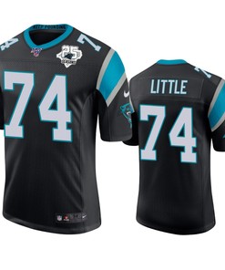 Carolina Panthers Greg Little Black 25th Season Vapor Limited Jersey - Robokeg