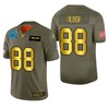 Carolina Panthers Greg Olsen 2019 Salute To Service Nfl 100 Mens Jersey Metallic - Robokeg