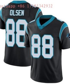 Carolina Panthers Greg Olsen #88 Nfl 2020 Black Jersey Jersey - Robokeg