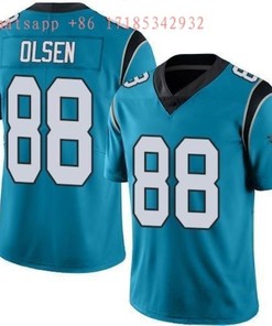 Carolina Panthers Greg Olsen #88 Nfl 2020 Teal Jersey Jersey - Robokeg