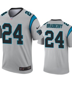 Carolina Panthers James Bradberry Silver Inverted Legend Jersey - Robokeg