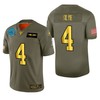 Carolina Panthers Joey Slye 2019 Salute To Service Nfl 100 Mens Jersey Metallic - Robokeg