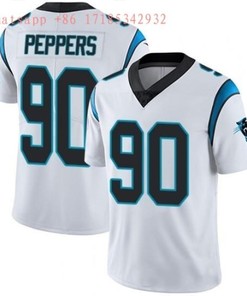 Carolina Panthers Julius Peppers #90 Nfl 2020 White Jersey Jersey - Robokeg