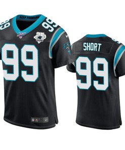 Carolina Panthers Kawann Short Black 25th Season Vapor Elite Jersey - Robokeg