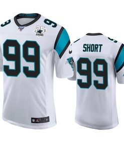 Carolina Panthers Kawann Short White 25th Season Vapor Limited Jersey - Robokeg