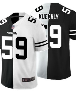 Carolina Panthers Luke Kuechly #59 Nfl 2020 Black And White Jersey - Robokeg