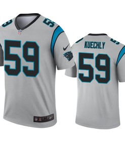 Carolina Panthers Luke Kuechly Silver Inverted Legend Jersey - Robokeg