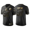 Carolina Panthers Mario Addison 25th Anniversary Black Gold Logo Jersey - Robokeg