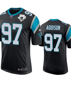 Carolina Panthers Mario Addison Black 25th Season Vapor Limited Jersey - Robokeg