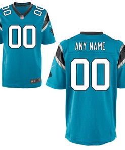 Carolina Panthers Nike Game Custom Jersey - Blue - Robokeg