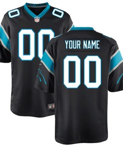 Carolina Panthers Nike Youth Custom Game Jersey - Black - Robokeg
