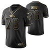 Carolina Panthers Russell Okung 76 2021 Nfl Golden Brandedition Black Jersey Gift For Panthers Fans - Robokeg