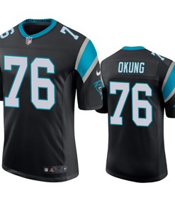 Carolina Panthers Russell Okung Black Vapor Untouchable Limited Jersey - Robokeg