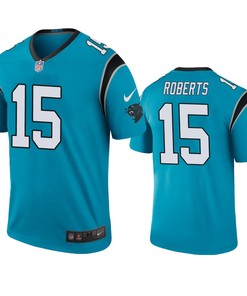 Carolina Panthers Seth Roberts Blue Color Rush Legend Jersey - Robokeg