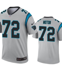Carolina Panthers Taylor Moton Silver Inverted Legend Jersey - Robokeg