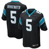 Carolina Panthers Teddy Bridgewater #5 Nfl 2020 Black Jersey - Robokeg