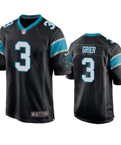 Carolina Panthers Will Grier 2019 Nfl Draft Black Game Jersey - Robokeg