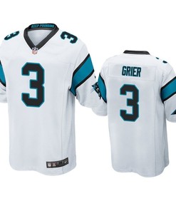 Carolina Panthers Will Grier 2019 Nfl Draft White Game Jersey - Robokeg