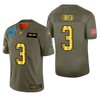 Carolina Panthers Will Grier 2019 Salute To Service Nfl 100 Mens Jersey Metallic - Robokeg