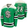 Carson Soucy Seattle Kraken 2022 St. Patrick Green 28 Jersey Jersey - Robokeg