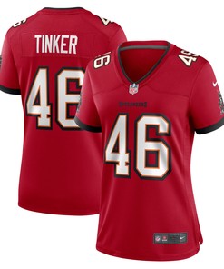 Carson Tinker Tampa Bay Buccaneers Womens Game Jersey - Red Nfl - Robokeg