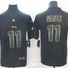 Carson Wentz #11 Philadelphia Eagles Nfl Explosion Legendary Gold Black Jersey - Robokeg
