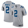 Carson Wentz Indianapolis Colts Inverted Legend Jersey - Gray Nfl - Robokeg