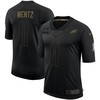 Carson Wentz Philadelphia Eagles 2020 Salute To Service Limited Jersey - Black - Robokeg