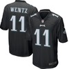 Carson Wentz Philadelphia Eagles Nike Game Event Jersey - Black - Robokeg