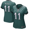 Carson Wentz Philadelphia Eagles Nike Womens Game Jersey - Green - Robokeg
