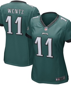 Carson Wentz Philadelphia Eagles Nike Womens Game Jersey - Green - Robokeg