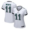 Carson Wentz Philadelphia Eagles Nike Womens Game Jersey - White - Robokeg