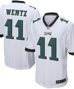 Carson Wentz Philadelphia Eagles Nike Youth Game Jersey - White - Robokeg