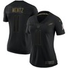 Carson Wentz Philadelphia Eagles Womens 2020 Salute To Service Limited Jersey - Black - Robokeg