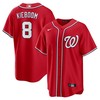 Carter Kieboom 8 Washington Nationals Alternate Player Name Jersey - Red - Robokeg