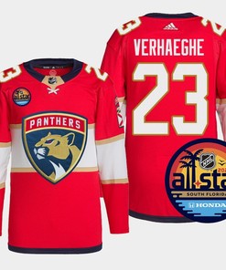 Carter Verhaeghe 23 Florida Panthers Red Jersey 2023 All-Star - Robokeg