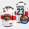 Carter Verhaeghe 23 Men Florida Panthers 2023 All-Star Away White Jersey - Robokeg
