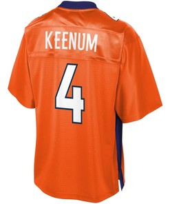 Case Keenum Denver Broncos Nfl Pro Line Youth Team Color Jersey - Orange - Robokeg