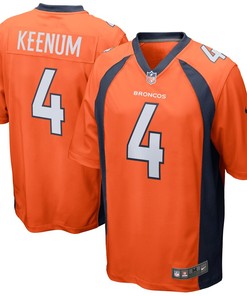 Case Keenum Denver Broncos Nike Game Jersey - Orange - Robokeg