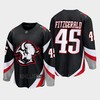 Casey Fitzgerald 45 Buffalo Sabres 2022-23 Goathead Third Premier Breakaway Player Black Jersey - Robokeg