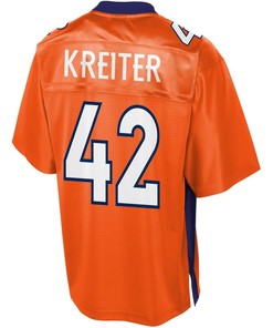 Casey Kreiter Denver Broncos Nfl Pro Line Player Jersey - Orange - Robokeg