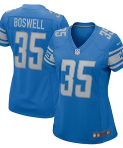 Cedric Boswell Detroit Lions Womens Player Game Jersey - Blue Nfl - Robokeg