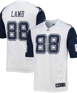 Ceedee Lamb Dallas Cowboys Alternate Game Jersey - White Nfl - Robokeg