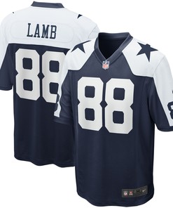 Ceedee Lamb Dallas Cowboys Alternate Game Team Jersey Navy Nfl - Robokeg