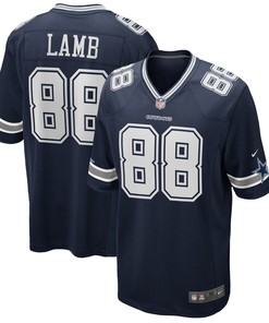 Ceedee Lamb Dallas Cowboys Game Jersey Navy Nfl - Robokeg