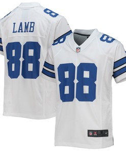 Ceedee Lamb Dallas Cowboys Game Jersey - White Nfl - Robokeg
