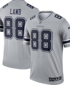 Ceedee Lamb Dallas Cowboys Inverted Legend Jersey - Gray Nfl - Robokeg